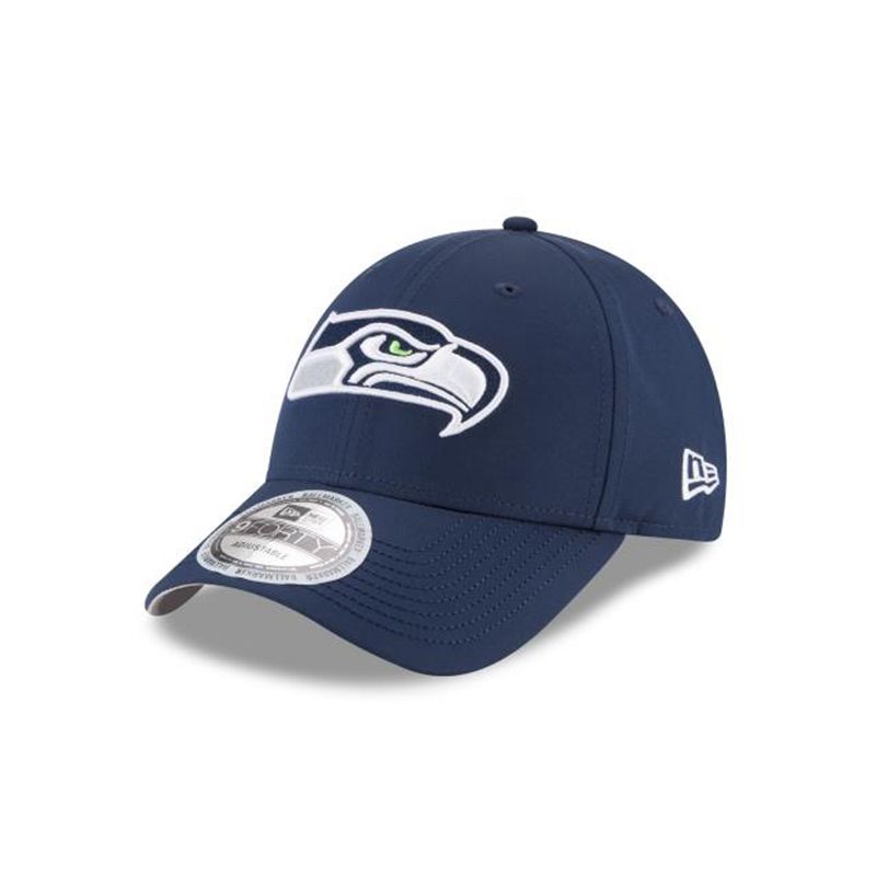 NFL Seattle Seahawks Team Ballmarker 9Forty Adjustable (OOI7332) - Blue New Era Caps